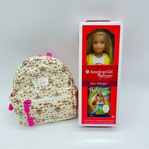 American Girl Julie Albright Doll with Patterned Backpack